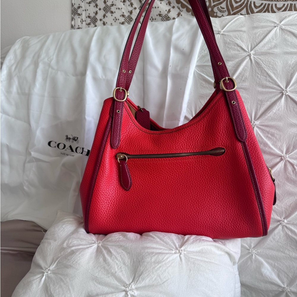 Coach Vibrant Red Shoulder Bag